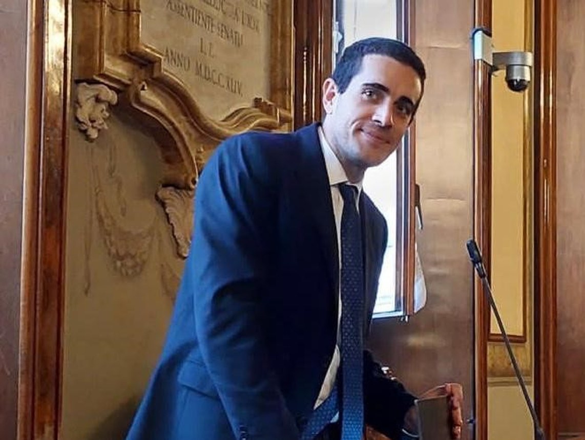 Matteo Di Benedetto, capogruppo della Lega in consiglio comunale