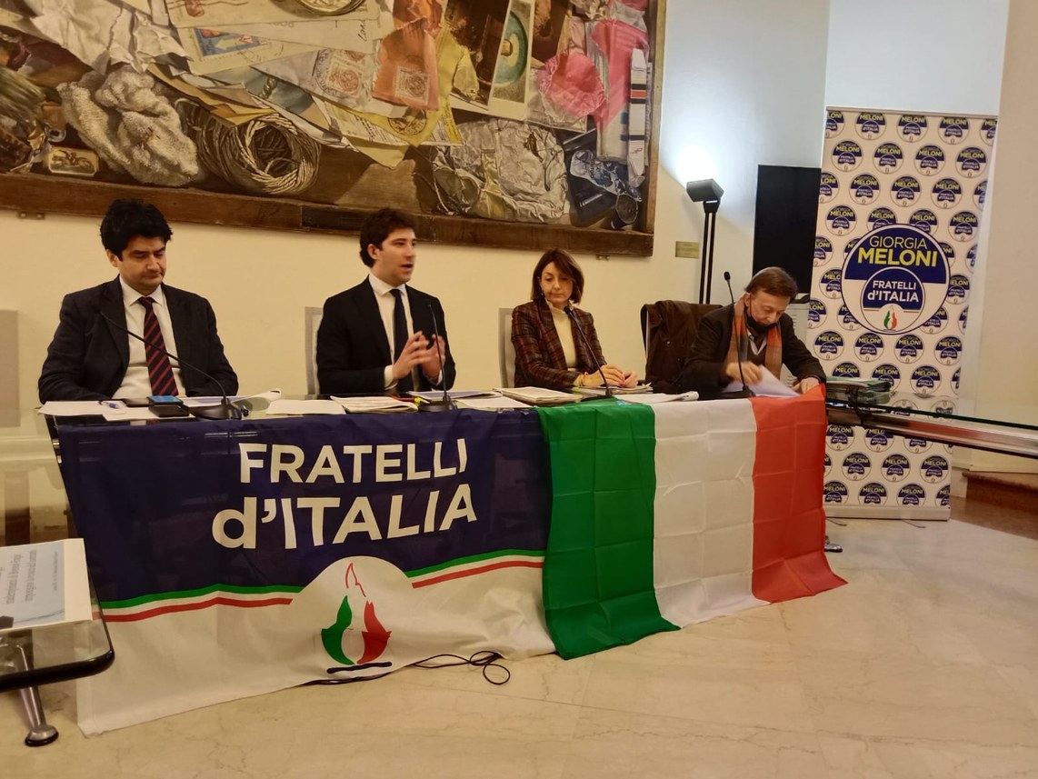 da sinistra: Fabio Brinati, Stefano Cavedagna, Manuela Zuntini e Felice Caracciolo