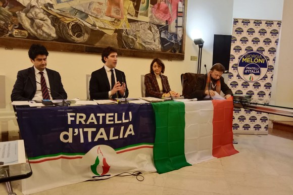 da sinistra: Fabio Brinati, Stefano Cavedagna, Manuela Zuntini e Felice Caracciolo