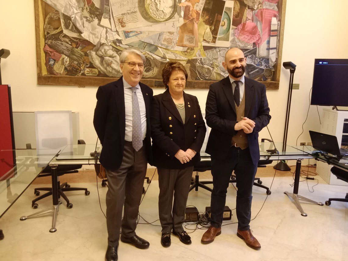 Da sinistra Adriano Maestri, Fiorella Sgallari e  Luca Rizzo Nervo