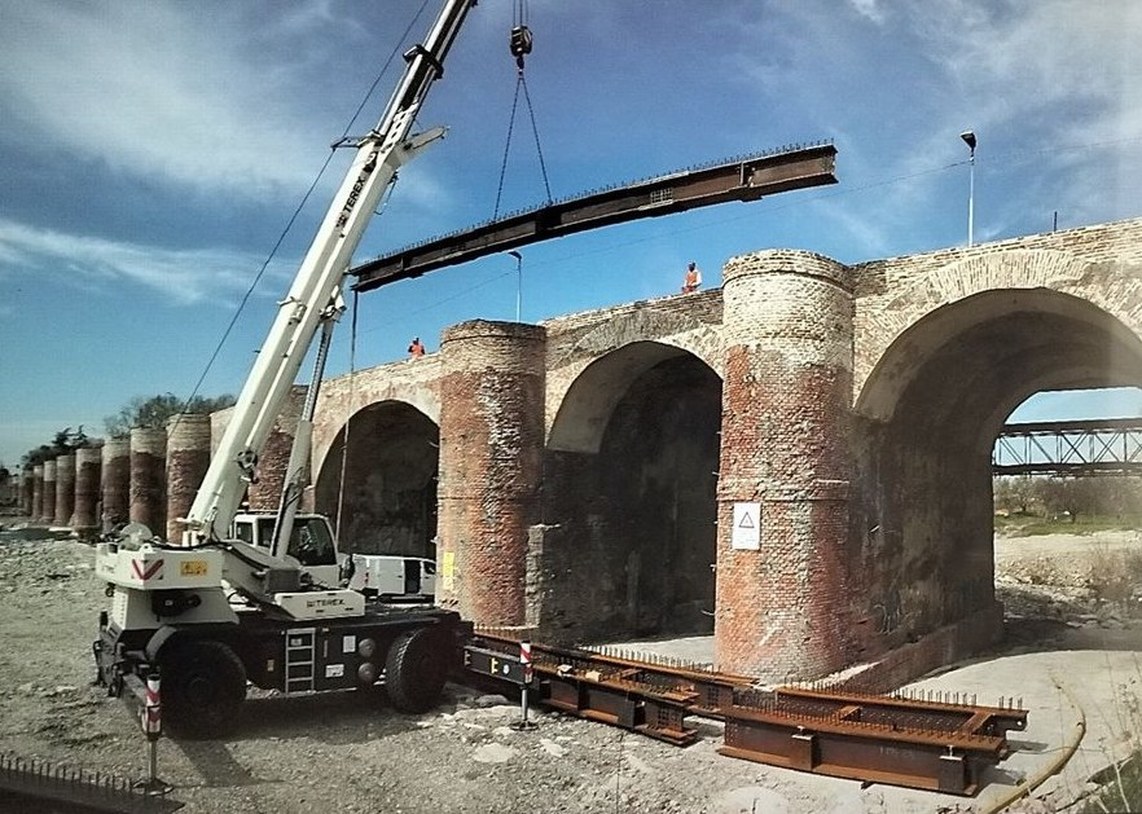 I lavori sul ponte