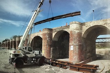 I lavori sul ponte