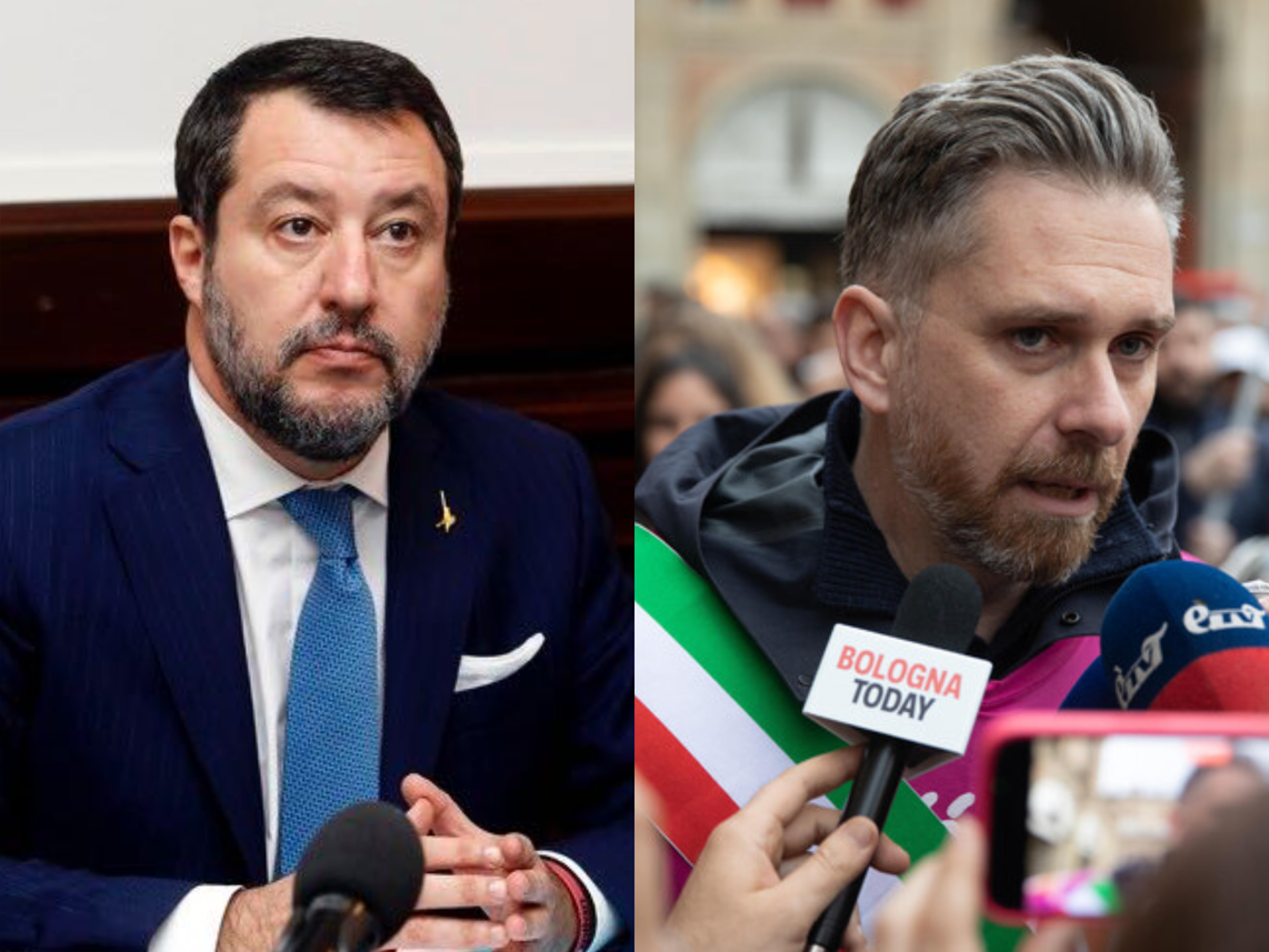 Matteo Salvini e Matteo Lepore