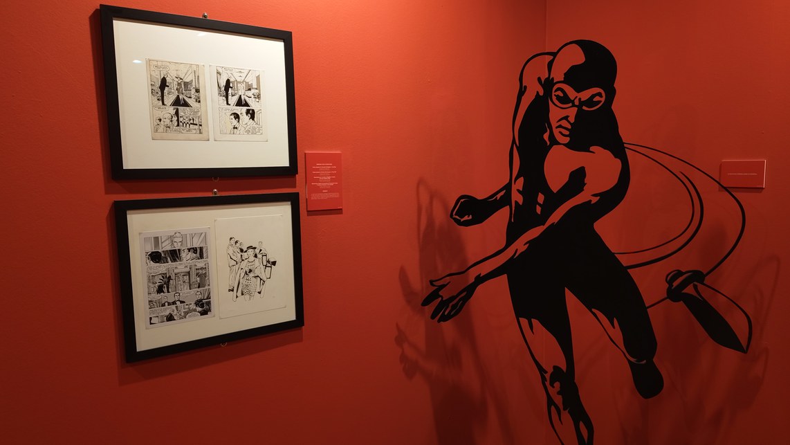 Conferenza stampa di presentazione della mostra su Diabolik a Palazzo Pallavicini