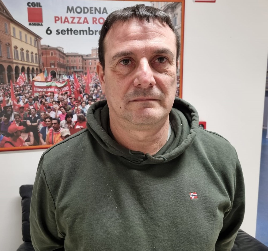 Il sindacalista Cgil Fernando Siena