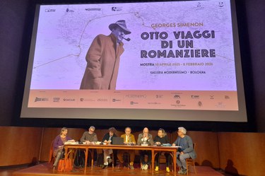 Conferenza stampa mostra Simenon