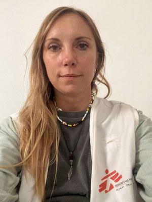 Martina Marchiò, coordinatrice infermieristica di Msf a Gaza