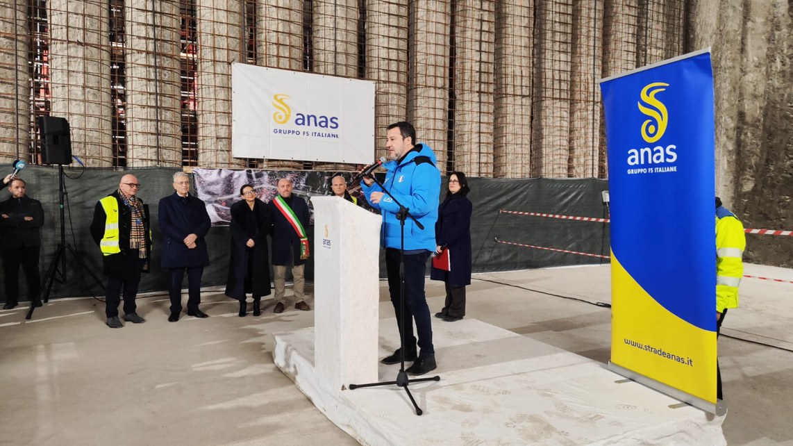 Slavini a evento Anas