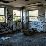 L'interno di un ufficio dell'ex Stamoto