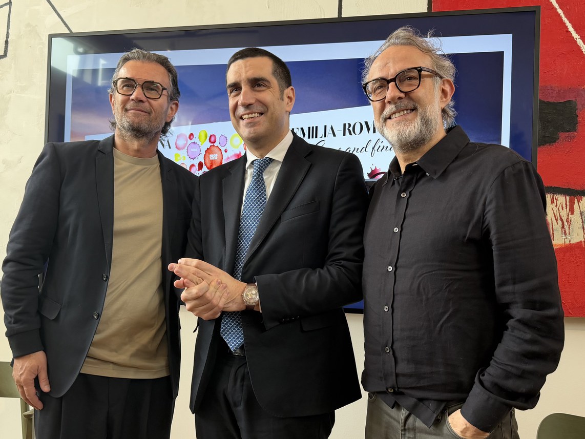 cracco michele de pascale e massimo bottura